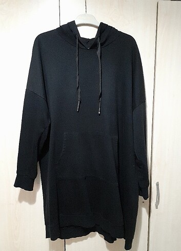 3xl beden siyah uzun sweatshirt