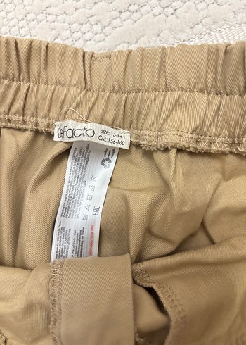 Defacto 13-14 yaş, Bej Bol Kesim Pantolon - Görsel 2