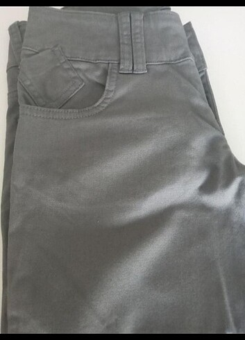 xs Beden Bayan kapri kot pantolon