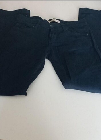 26 Beden lacivert Renk Bayan ince yazlık pantolon 