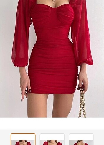m Beden kırmızı Renk Monura elbise