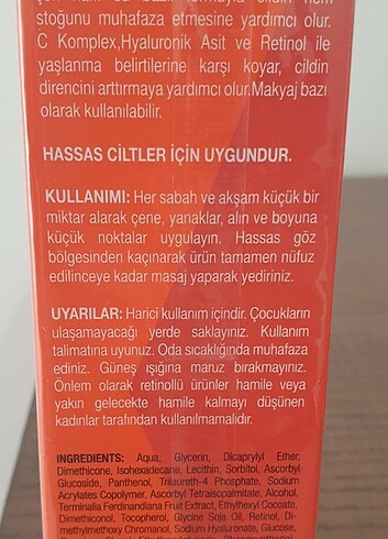 Diğer perfecta fenomen c serum booster ve 40+ krem ve restorex 