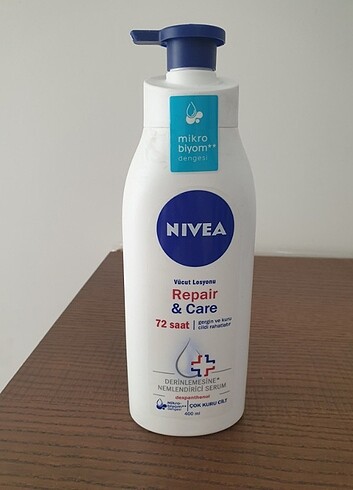Nivea repair&care vücut losyonu 400 ml ve neutrogena el kremi 3 