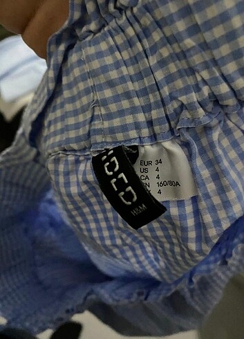 xs Beden mavi Renk H&m üst 