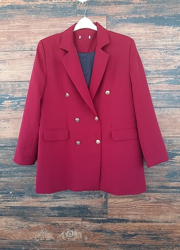 Diğer Bordo Blazer 