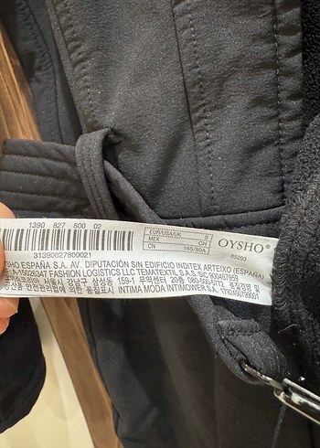 OYSHO Siyah Kemerli kayak Tulumu - Görsel 5