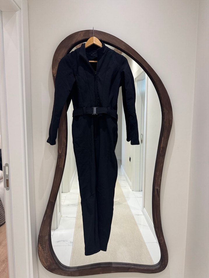 OYSHO Siyah Kemerli kayak Tulumu - Görsel 2