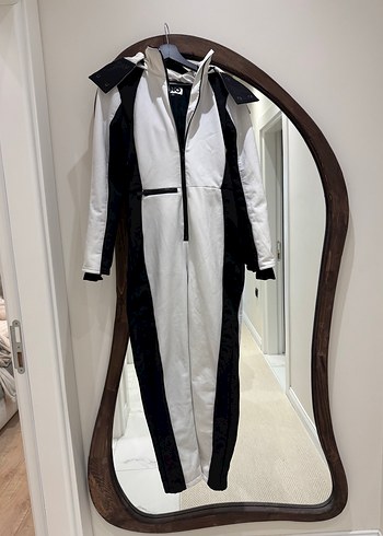 Topshop kadın beyaz kayak tulumu - Görsel 2