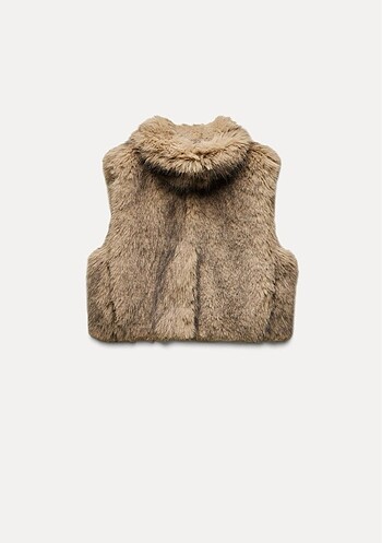 Zara kürk yelek - Görsel 6