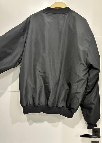 Siyah Kadın Fermuarlı Street Wear Ceket - Görsel 2