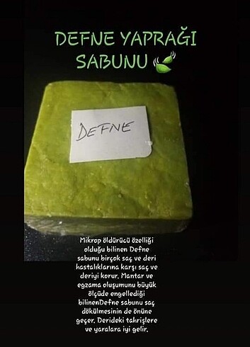 Defne sabunu