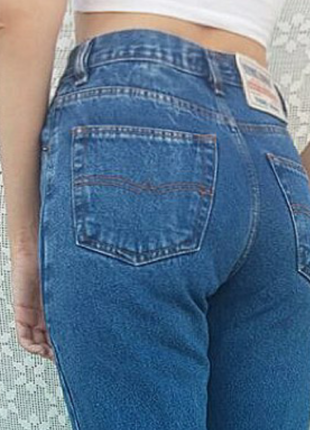 36 Beden mavi Renk vintage momjean