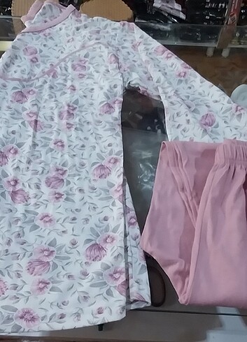 m Beden pembe Renk Pijama Takımı (M)