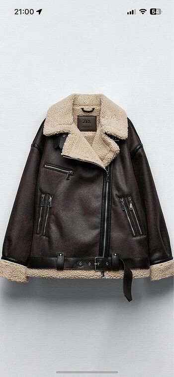 Zara biker kürk