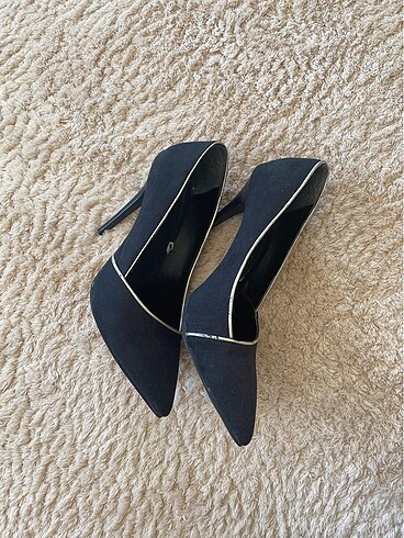 37 Beden Koton lacivert stiletto