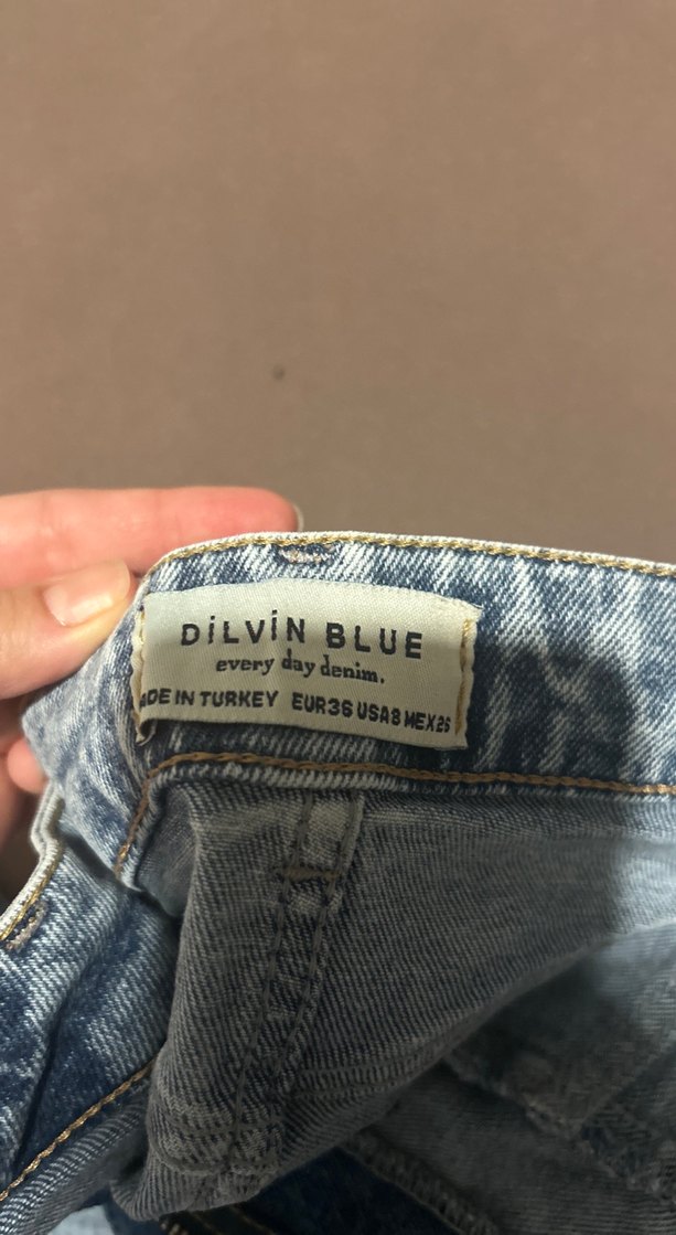 Kadın Gri Denim Dar Paça Jean - Görsel 2