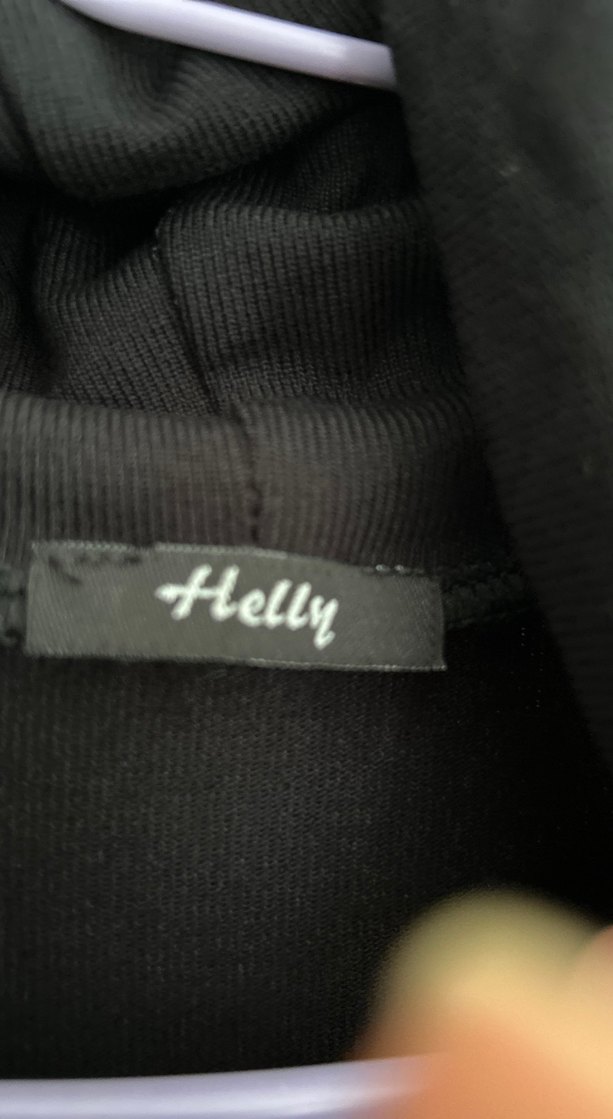 Bohem Siyah Triko Midi Elbise - Görsel 3