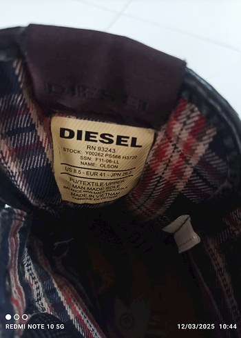 Diesel Kahverengi Deri Erkek Bot - Görsel 6