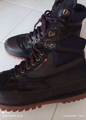 Diesel Kahverengi Deri Erkek Bot - Görsel 3