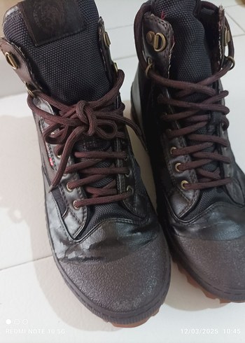 Diesel Kahverengi Deri Erkek Bot - Görsel 12