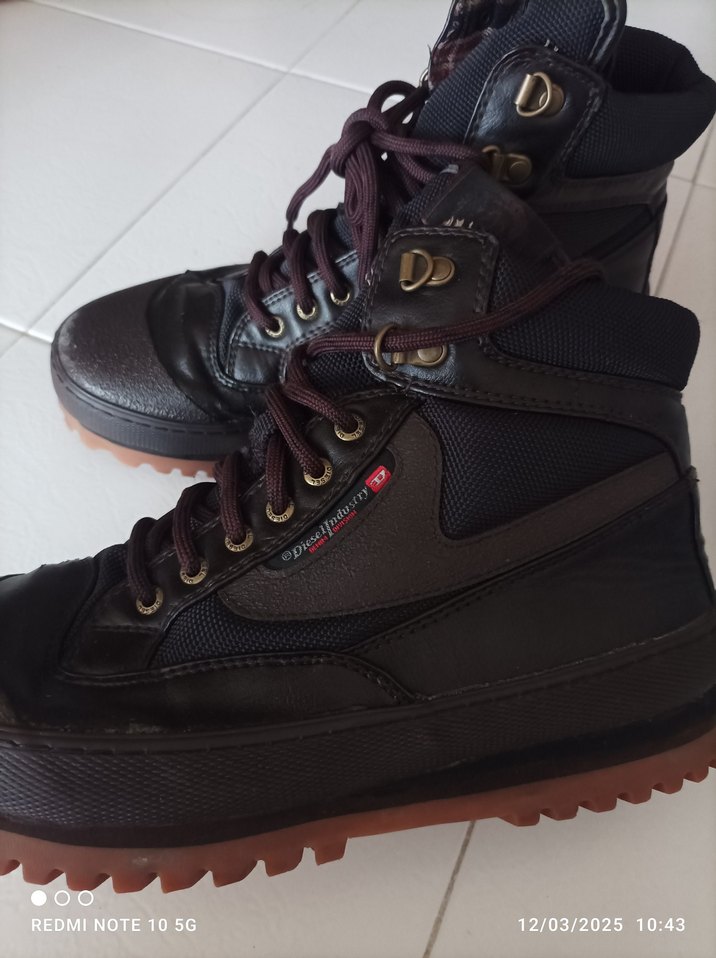 Diesel Kahverengi Deri Erkek Bot - Görsel 3