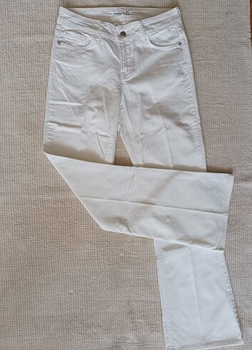 38 Beden beyaz Renk Lindex Beyaz Kot Pantolon