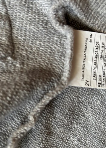 Erkek Çocuk Gri Kapüşonlu Sweatshirt - Görsel 2