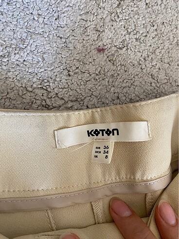 s Beden camel Renk kumaş pantolon
