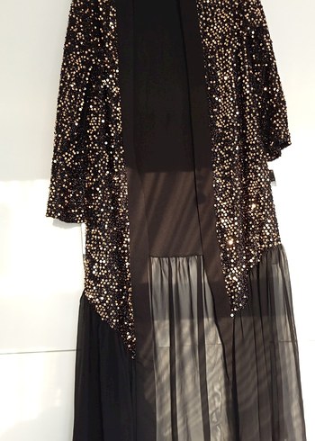 pullu abaya - Görsel 5