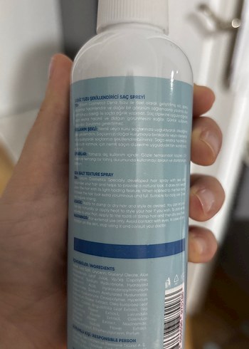 Tüm Saç Tipleri için Deniz Tuzu Spreyi - Görsel 2