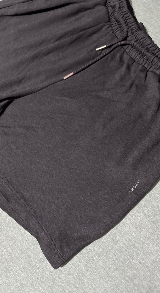 Siyah Rahat Kesim Kadın Mini Şort - Görsel 2