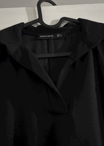 Siyah Midi Kadın Ofis Elbisesi - Görsel 2