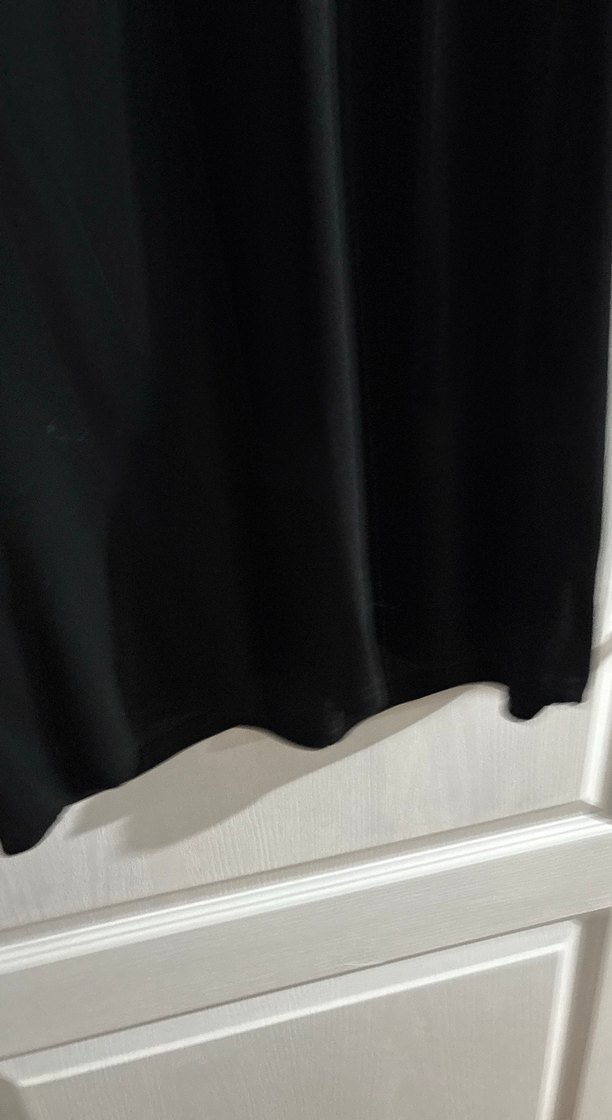 Siyah Midi Kadın Ofis Elbisesi - Görsel 5