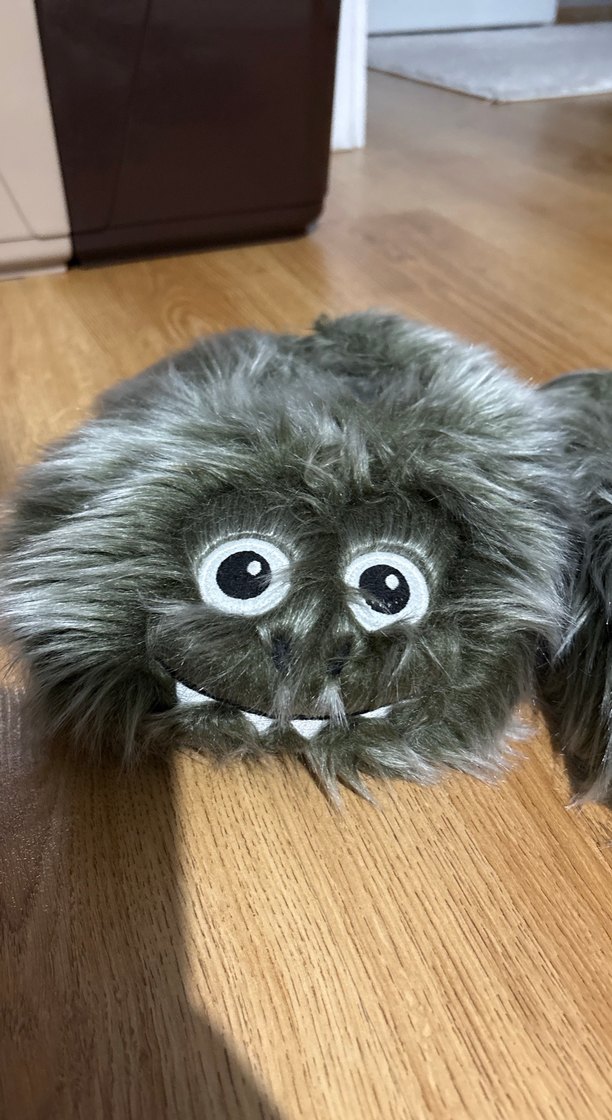 Gri Kürklü Kadın Ev Terliği - Görsel 3