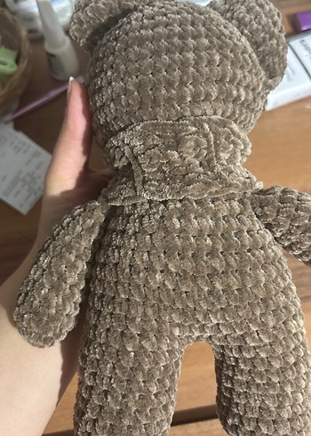 Kahverengi Kadife Peluş Ayıcık - Görsel 3