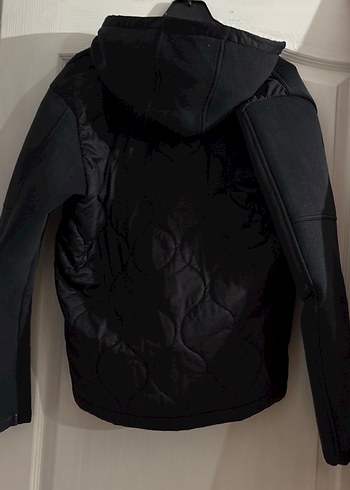 Fermuarlı Siyah Erkek Midi Mont - Görsel 3