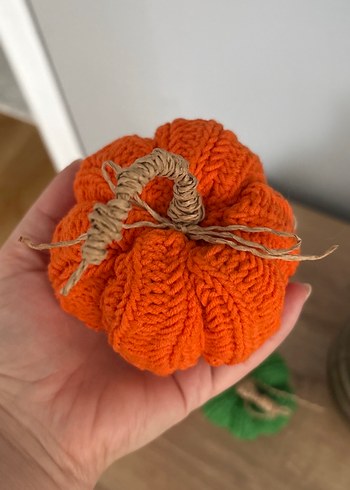 Renkli Örgü Kabak Dekorlar - Görsel 4