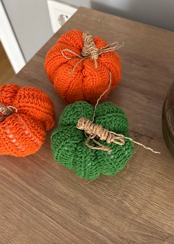 Renkli Örgü Kabak Dekorlar - Görsel 3