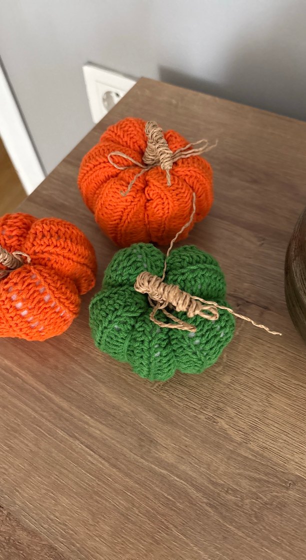 Renkli Örgü Kabak Dekorlar - Görsel 3