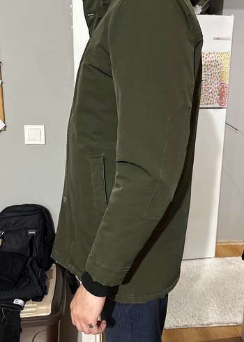 mavi erkek mont - Görsel 5