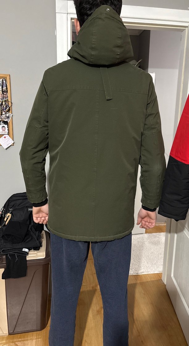 mavi erkek mont - Görsel 4