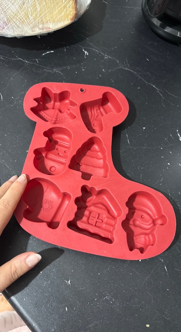 Kırmızı Yılbaşı Temalı Kek Kalıbı - Görsel 3