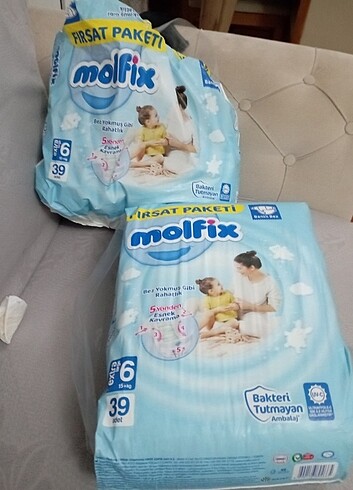 Molfix extra large 6 bebek bezi