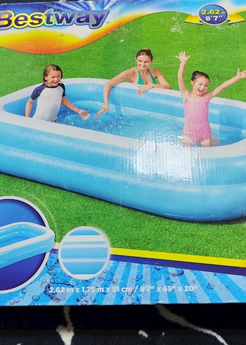Bestway Renkli Mavi Şişme Çocuk Havuzu