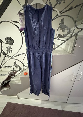 Kadın Çok Renkli V Yaka Uzun Tulum - Görsel 5