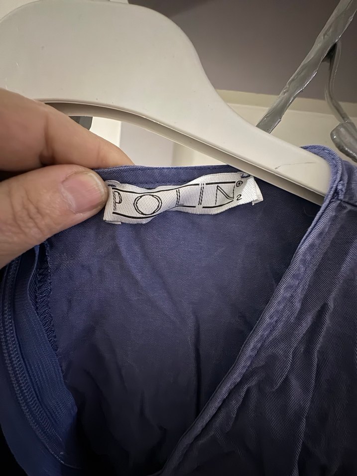 Kadın Çok Renkli V Yaka Uzun Tulum - Görsel 3