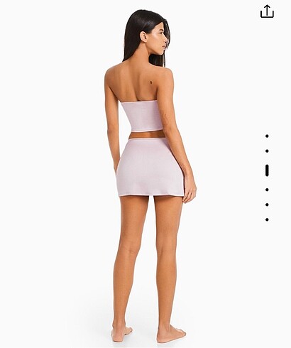 Bershka Bershka bikini ustu ve etek takimi