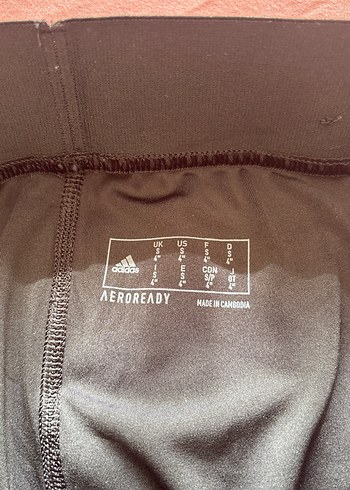 s Beden siyah Renk adidas yüksek bel spor şortu