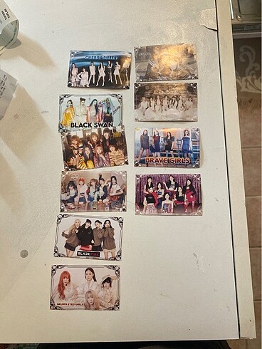 10?lu kız grup photocard