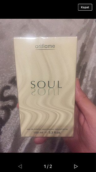 Oriflame 3 adet Soul erkek parfümü